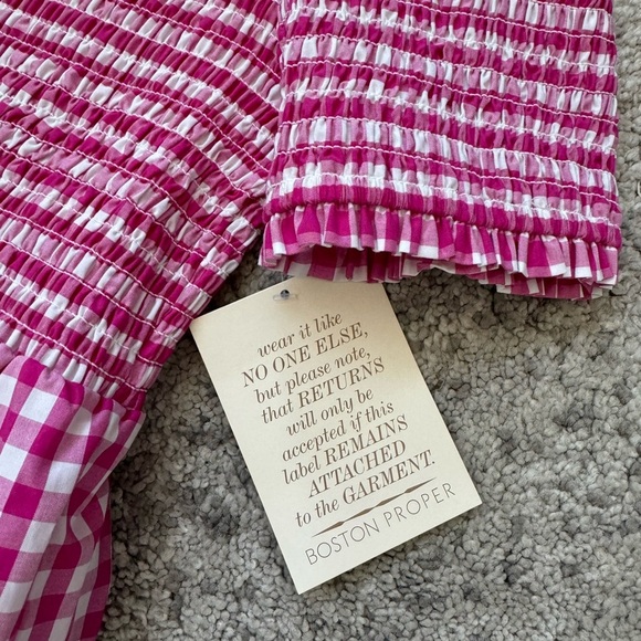 Boston Proper gingham dress - Picture 2 of 4